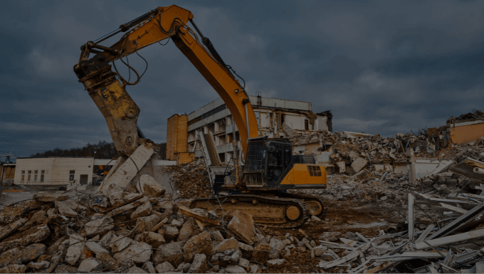 complete demolition services from Speed Demolition & Construction